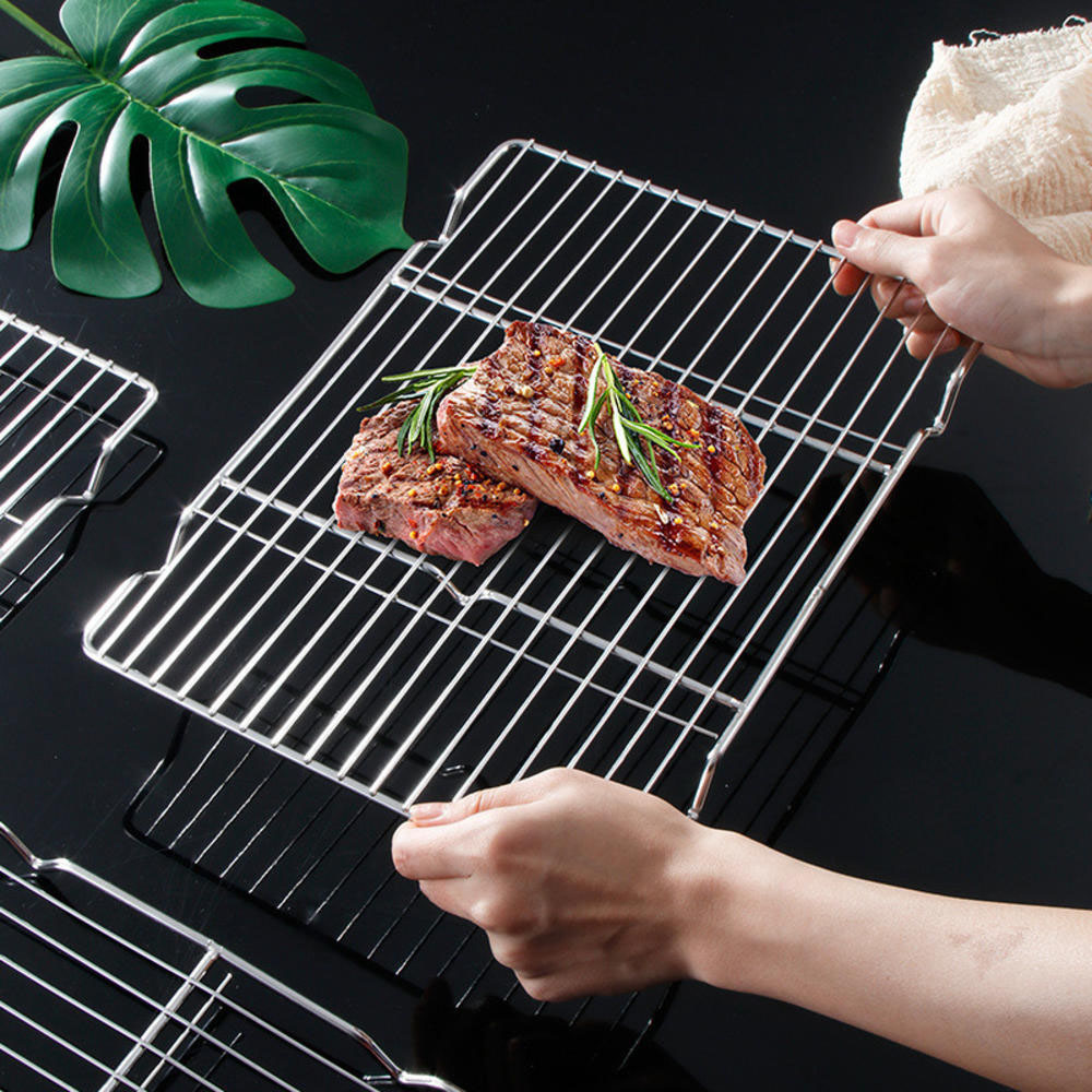 Kitchen Appliances Brand - 스테인레스 스틸 바베큐 메쉬 매트 재사용