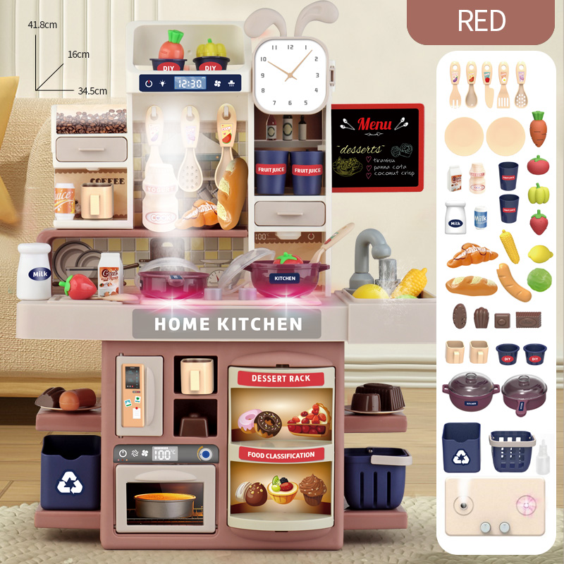 Kitchen Appliances For Kids - 어린이 41cm 대형 요리 주방 장난감
