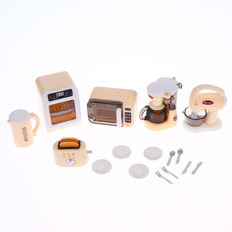 1 세트 1 12 인형 집 가전제품 커피 머신 계란 비 - Kitchen Appliances For Kids 리뷰 및 가격
