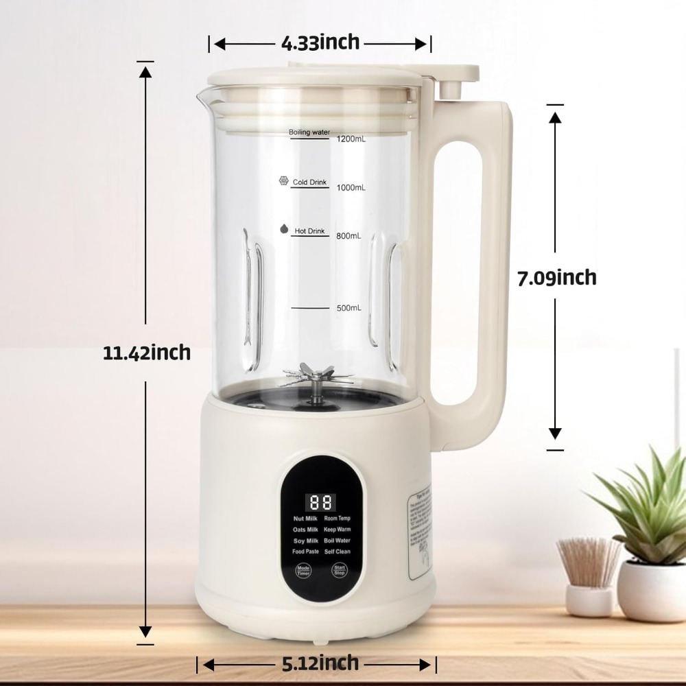 40온스 자동 식물성 우유 제조기 8 in 1 (콩,  - Soy Milk Maker 리뷰 및 가격