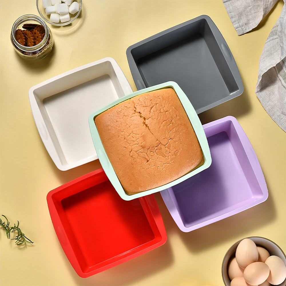 실리콘 사각 케이크 몰드, 간편한 분리 베이킹 팬, 내 - Kitchen Appliances Brand 리뷰 및 가격
