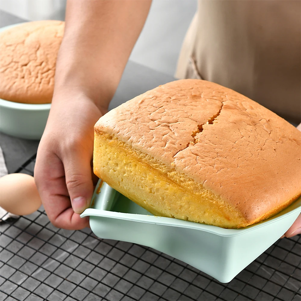 실리콘 사각 케이크 몰드, 간편한 분리 베이킹 팬, 내 - Kitchen Appliances Brand 리뷰 및 가격