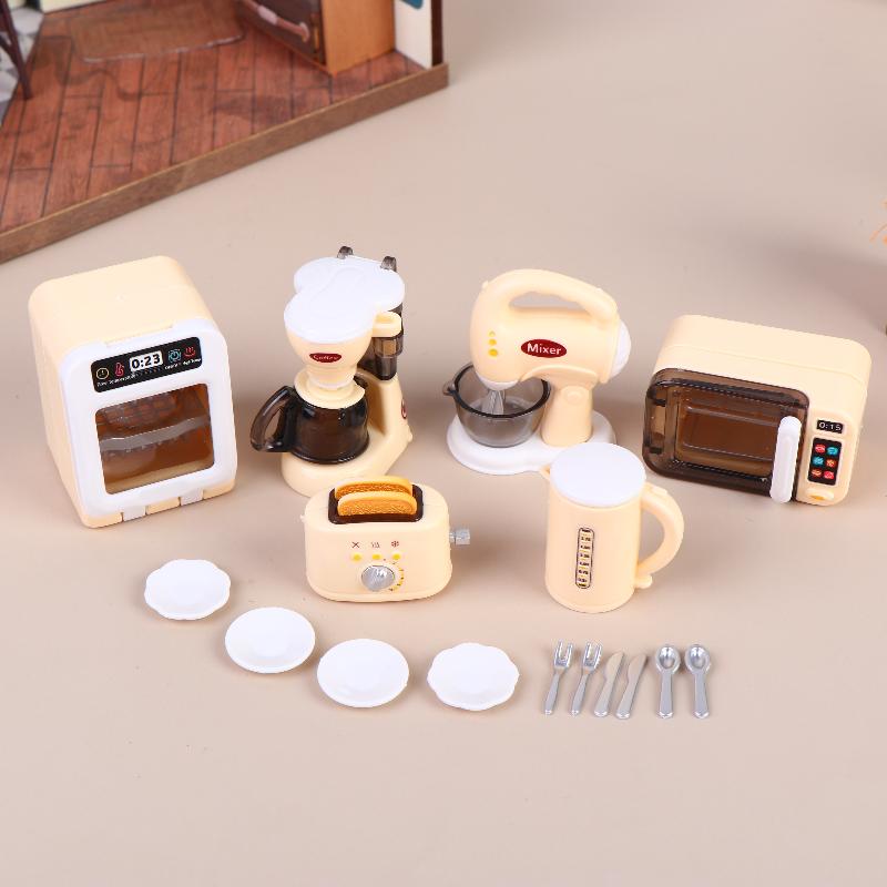 1 세트 1 12 미니어처 커피 메이커와 계란 비터가  - Kitchen Appliances For Kids 리뷰 및 가격