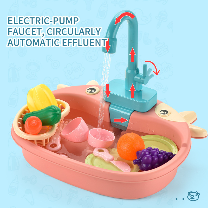 어린이 주방 싱크대 장난감 시뮬레이션 전기 식기세척기  - Kitchen Appliances For Kids 리뷰 및 가격